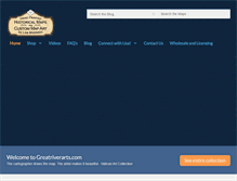 Tablet Screenshot of greatriverarts.com